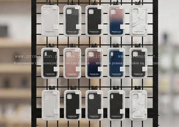 Czarny stojak sklepowy z kratą do ekspozycji | 175 cm x 60 cm - rozkładany