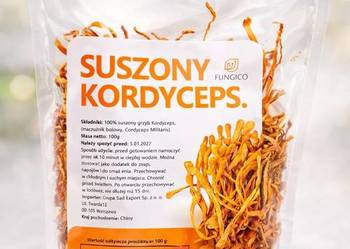 Kordyceps suszony Cordyceps 100g Maczużnik bojowy grzyby suszone grzyb
