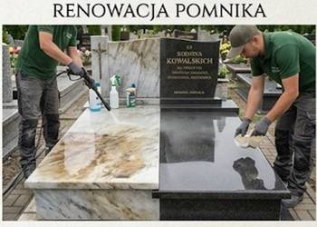 Renowacja nagrobka, pomnika, Cmentarz Działkowa, Wrocław, Św Maurycego