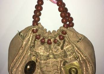 Aldo torebka boho style ozdoby korale do ręki jak nowa