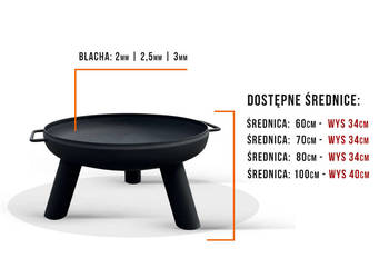 Palenisko Ogrodowe 60cm.