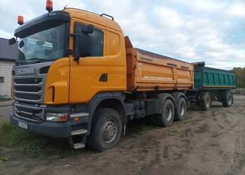 Scania G480 2010 rok 6x4 Bordmatic + przyczepa wywrotka