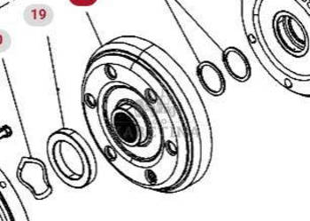 Massey Ferguson 7718S 7718 S 1804A DYNA 6 Obudowa CZĘŚCI 3796317M96