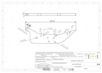 Słupica pługa RIPPER mini PINOKIO CP8077