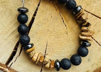 Bransoletka damska z kamieni naturalnych