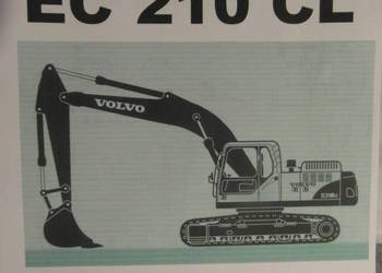 dtr instrukcja obsługi koparka  VOLVO EC 210CL i inne