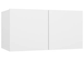 Szafka wisząca pod TV biała 60x30x30 cm WM-804508