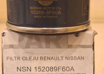 NISSAN INFINITI RENAULT FILTR OLEJU ORYGINAŁ 152089F60A