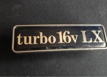 Lancia Thema LX 16V Turbo Emblemat znaczek 82476691