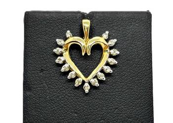 Złota Zawieszka pr. 585 1,18g Serce