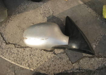 Lusterko prawe ręczne manualne Daewoo Lanos 97-06 srebrne