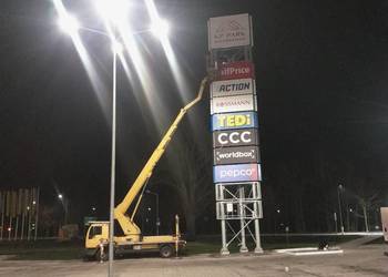 Wynajem podnośnika koszowego