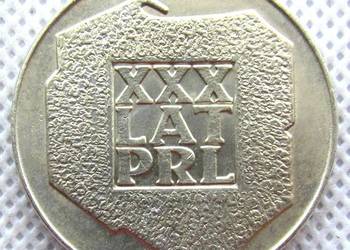 MONETA SREBRNA prl 200 ZŁ XXX lat PRL (T.z.w. "MAPKA") z 1974r