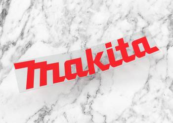 Naklejka MAKITA 15 x 3 cm hilti milwaukee stanley