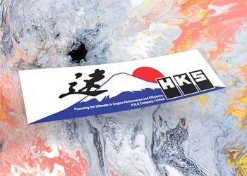Naklejka HKS 25 x 6,5 cm drift slap