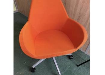 Krzesło biurowe obrotowe PROFIM FAN 10E pomarańczowe konferencyjne