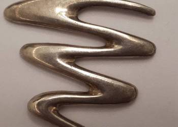 zawieszka srebrna zygzak