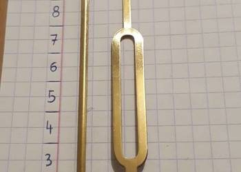 88 Wskazówki zegara komplet mosiądz 1,5x1,5mm 4,4