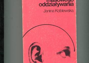 Środki masowego oddziaływania - Janina Koblewska