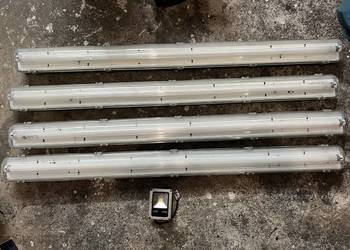 Oprawa świetlówkowa, hermetyczna IP 65, 4 szt + gratis