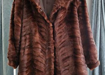 Futro naturalne z lisa lisich  łapek Vintage  XL 48 kurtka płaszczyk