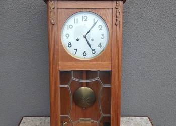 Stary zegar ścienny Junghans 1952r sprawny film gongu E255