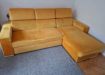Narożnik rozkładany dwuosobowy z funkcją spania – 200zł – Andrychów