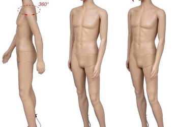 Manekin męski 187 cm