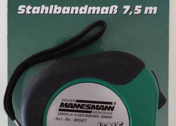 Taśma miernicza Brüder Mannesmann miarka stalowa 7,5 m