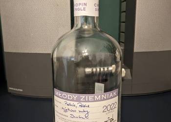 Młody Ziemniak Butelka PUSTA Kolekcjonerska 0,5L real foto