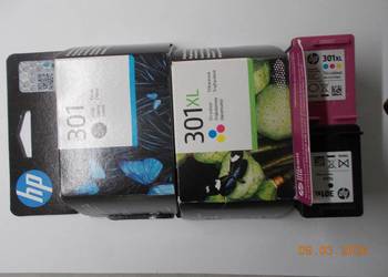 Tusze HP kolor 301,czarny 301