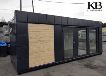 Kontener 7,0 x 3,0 m z naturalnym drewnem