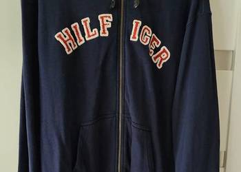 Tommy Hilfiger XL super bluza z kapturem granatowa bawełna 100% oryg