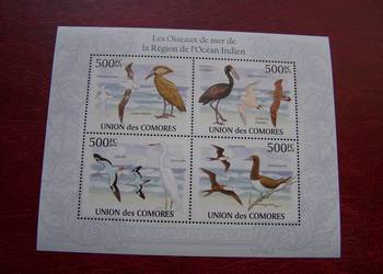 Komory 2010 MNH Fauna Ptaki Oceanu Indyjskiego