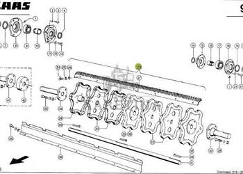 Claas Mega 208 218 360 370 Tucano 440 450 Bęben Młócący 0006007333 00 0600…