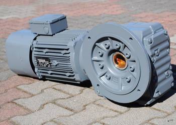 Motoreduktor kątowy 4kw. 145obr./min. z hamulcem, firmy SEW