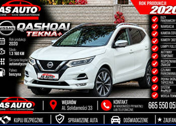 Nissan Qashqai 1,3DIG-T 160KM Tekna+/Navi/Kamera360/FullLed/Panorama/PDC/A…