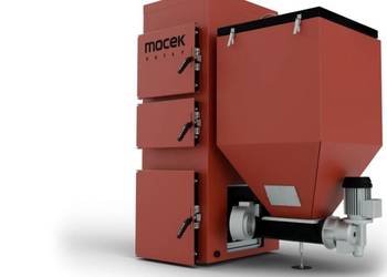 Kocioł na ekogroszek, pellet, Moceko PRO piec c.o. 25 kw drewno żeliwny