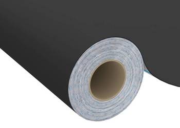 vidaXL Okleina meblowa samoprzylepna, czarna, 500x90 cm, PVC(SKU:146123)