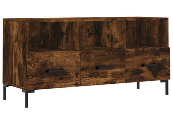 Szafka pod TV przydymiony dąb 102x36x50 cm WM-829041