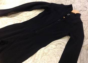 Kombinezon Damski Czarny rozm S Prążek jak Nowy