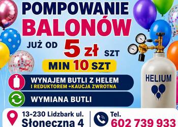 Pompowanie balonów helem