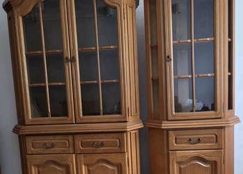 Sprzedam komplet mebli dębowych do salonu / jadalni