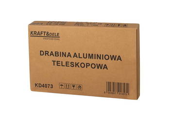 Drabina aluminiowa 10 stopni / 3.2m /max 150kg  MARCO SIEDLCE SKLEP