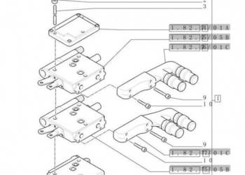 New Holland T6010 T6070 Zawór sterujący 87546163