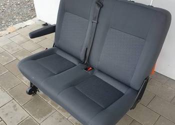 VW T5 siedzenie fotel kanapa ławka drugi rząd dwójka isofix