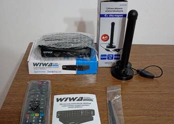 Dekoder DVB-T 2 z Antena Wifi+ Antena Mistral