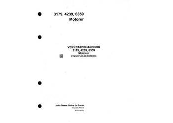 John Deere 3179, 4239, 6359 instrukcja napraw silnik