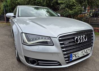 Audi A8 V8 D4 Ogrzewanie postojowe TV monitory Night Vision hak 4x4