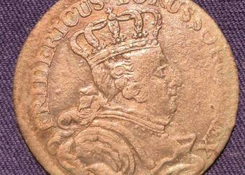 Prusy 6 groszy Brandenburgia 1757 C Kleve - srebrna K7